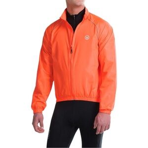 CANARI Orange Windbreaker Cycle Jacket M